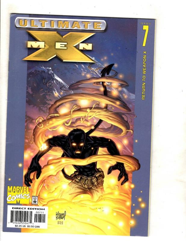 11 Ultimate X-Men Marvel Comic Books # 1 2 4 5 6 7 8 9 10 11 12 Wolverine CJ7