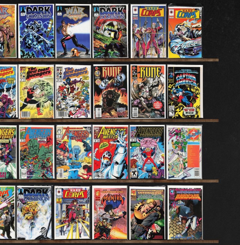 Huge Lot 140+ Comics with Avengers West Coast, West Coast Avengers & More!