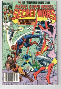 MARVEL SUPER HEROES SECRET WARS 3;1st APP.VOLCANA
