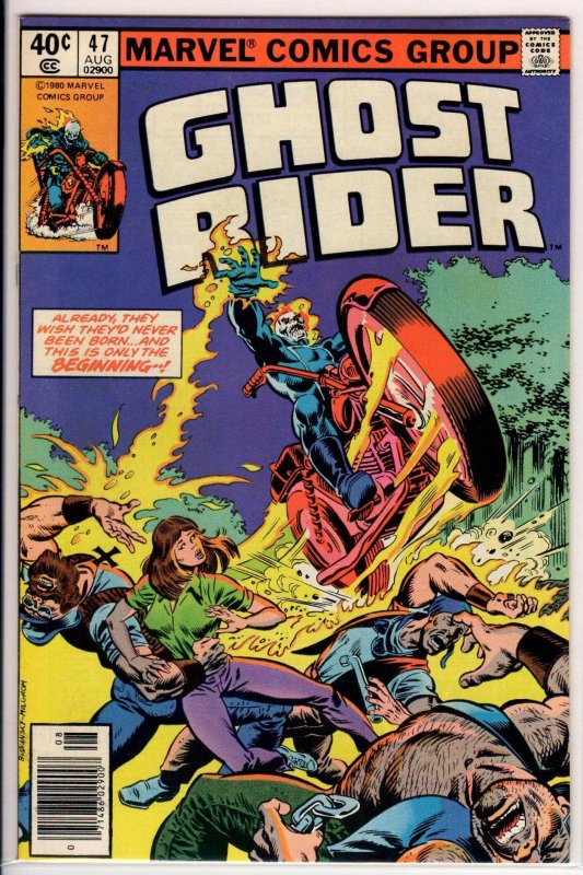 Ghost Rider #47 Newsstand Edition (1980) 9.2 NM-