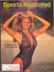 Sports Illustrated 2/5/1979-swimsuit issue-Cheryl Tiegs-Christie Brinkley--VG