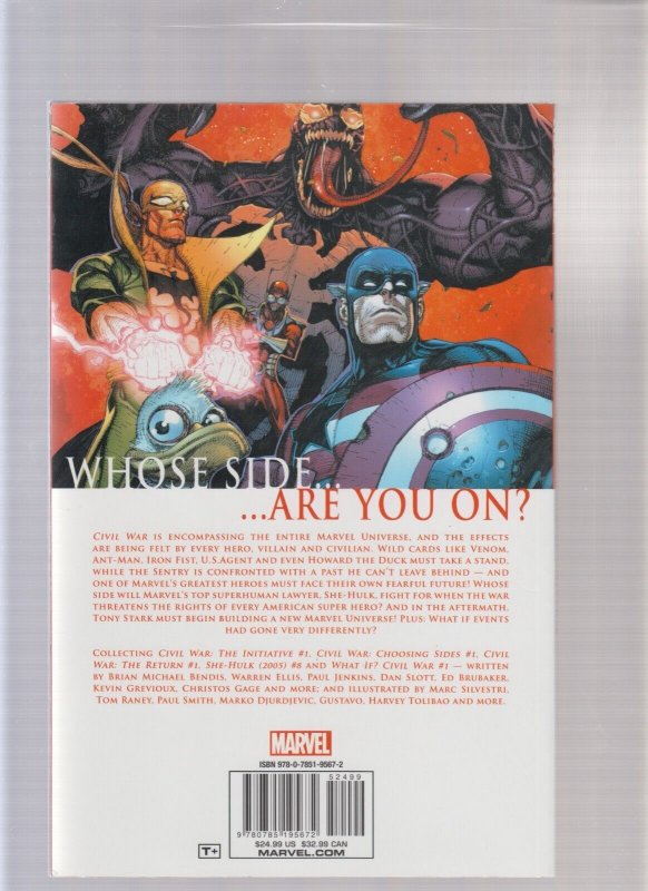 CIVIL WAR: Marvel Universe - Trade Paperback - 1st print (8.0) 2016