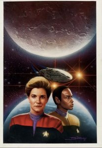 Keith Birdsong Star Trek: Voyager #17 , Paperback Cover Painting Original Art