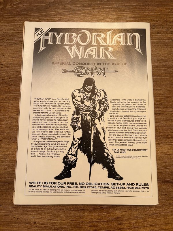 Conan Saga # 84 FN Marvel Comic Book Magazine Red Sonja King Kull 2 J312