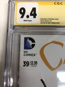 Catwoman (2015) #39 (CGC 9.4 WP SS) Signed By Jae Lee | Newsstand Rare