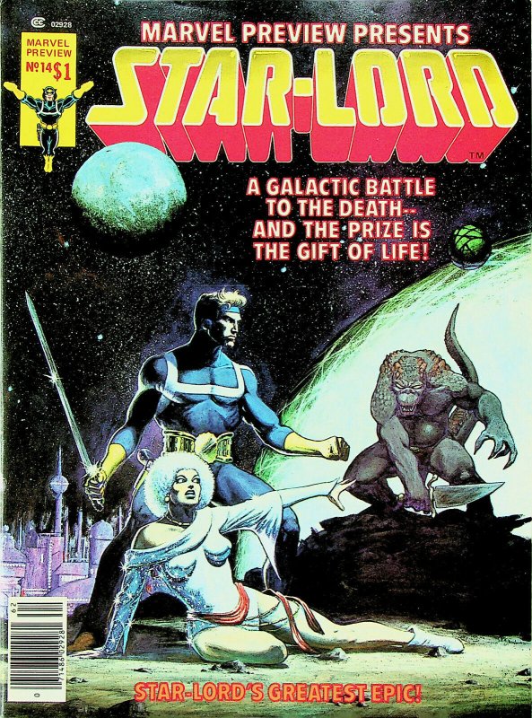 Marvel Preview #14 - Star-Lord (Spr 1978, Marvel) - Very Fine/Near Mint