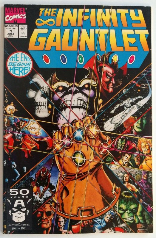 Infinity Gauntlet #1, Thanos eliminates half of the world's population 