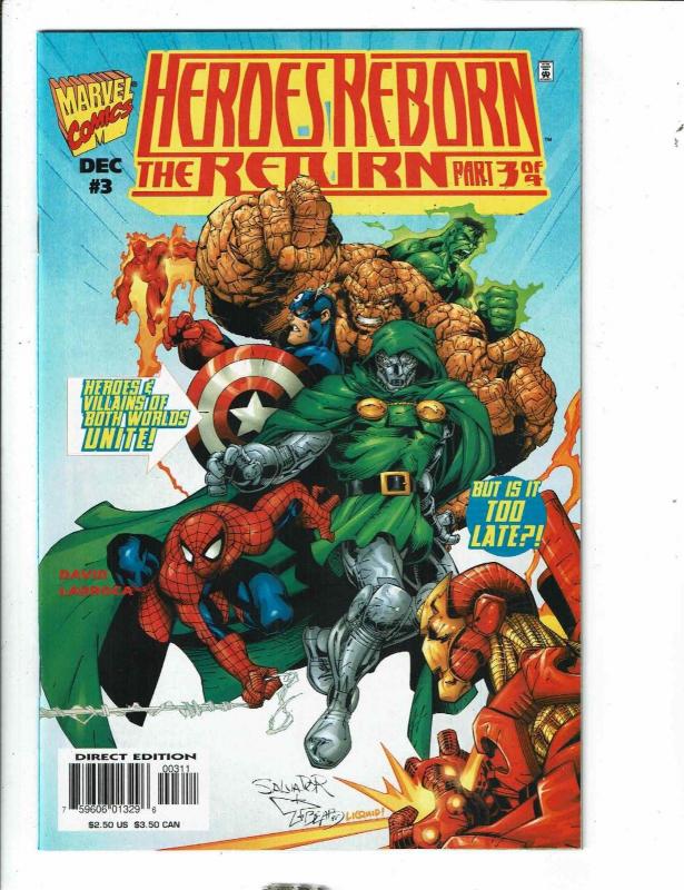 6 Marvel Comics Heroes Reborn Return 1 2 3 4 Daily Bugle 1 Damage Control 1 DB12
