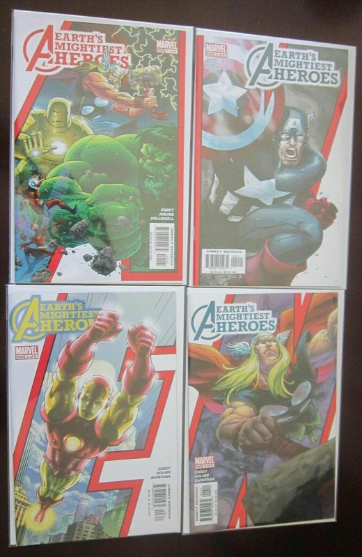 Earth's Mightiest Heroes comics set:#1-8 8.0 VF (2005) 