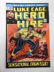 Hero for Hire #1 (1972) VG Condition moisture damage