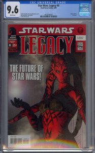 STAR WARS LEGACY #0 CGC 9.6 PREVIEW BOOK 