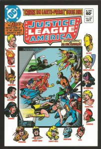 Justice League of America #207 4x5 Cover Postcard 2010 DC Comics George Perez