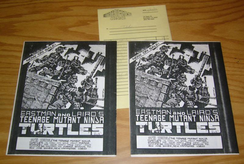 Gobbledygook #1 & 2 FN+ teenage mutant ninja turtles with original receipt RARE