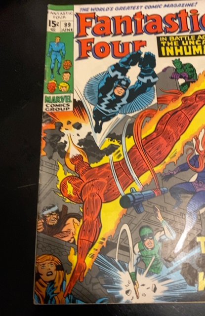Fantastic Four #99 (1970)guest starring inhumans