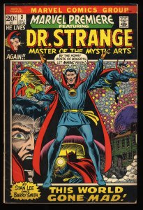 Marvel Premiere #3 1st Doctor Dr. Strange in title!