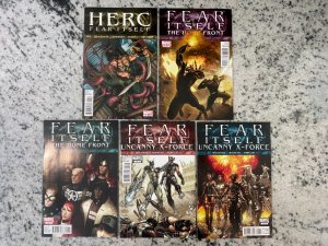 5 Fear Itself Marvel Comics Uncanny X-Force 1 2 + Home Front 1 2 Herc 4 81 J850