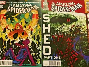 AMAZING SPIDER-MAN#627-637 NM LOT 2010 MARVEL COMICS