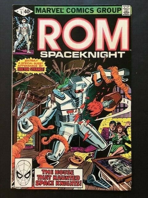 MARVEL  ROM Spaceknight #5 Special Dr. Strange appearance!!  F/VF (A21)