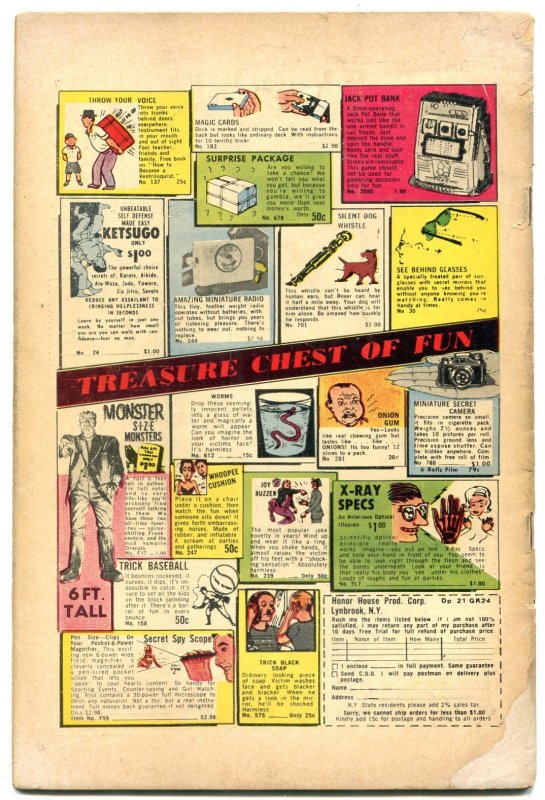 Judo Master #92 1966- Smiling Skull- Charlton comics VG