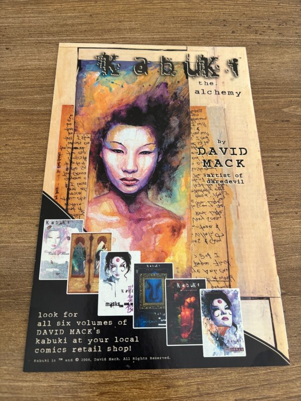 Kabuki The Alchemy # 4 NM 1st Print Variant Image Comic Book David Mack 1 J458