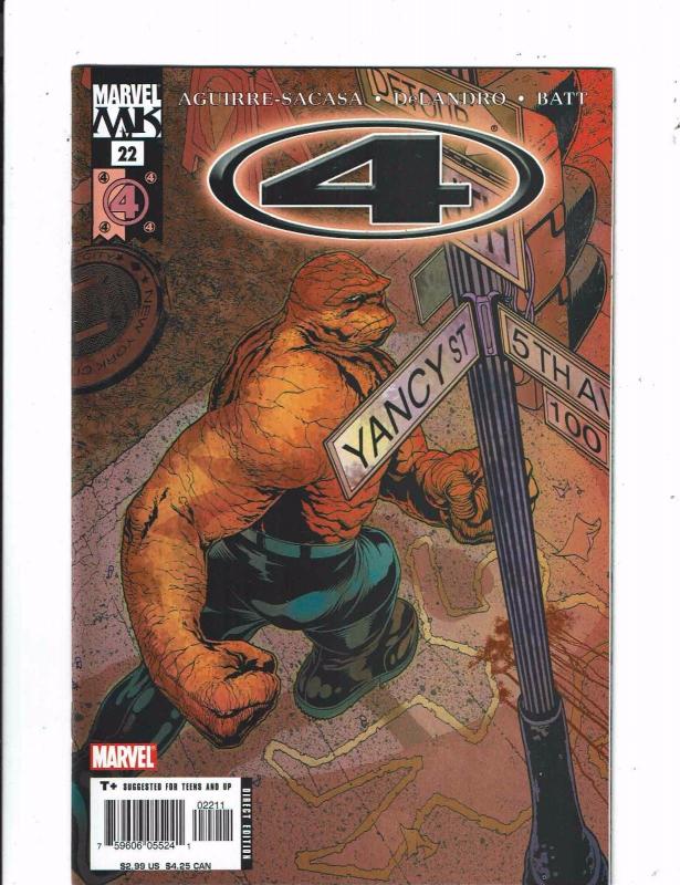 Lot of 4 Fantastic 4 Marvel Comic Books #22 23 24 25 BF2