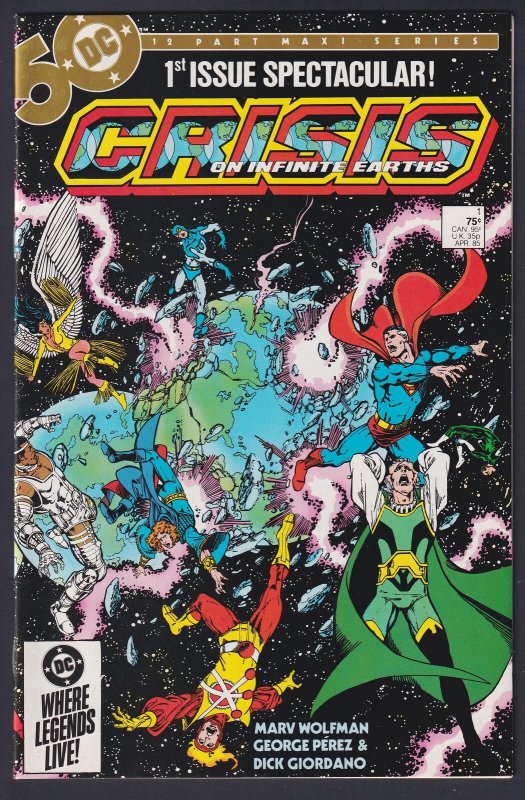 Crisis on Infinite Earths 1 (1985) NM+ DC Comics