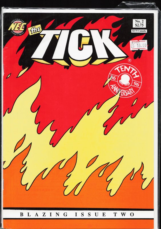 The Tick #2 Fourth Print Cover (1988) The Tick