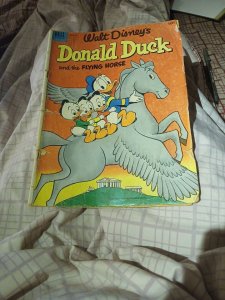 1953 Walt Disney DONALD DUCK #27 Donald Duck And The Flying Horse  Golden Age