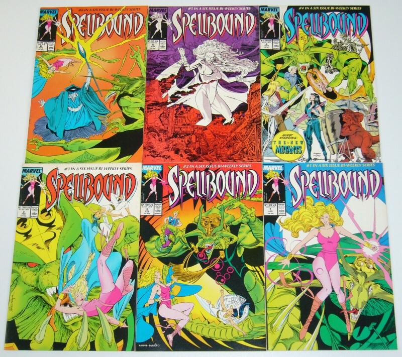 Spellbound #1-6 VF/NM complete series - louise simonson - new mutants set lot