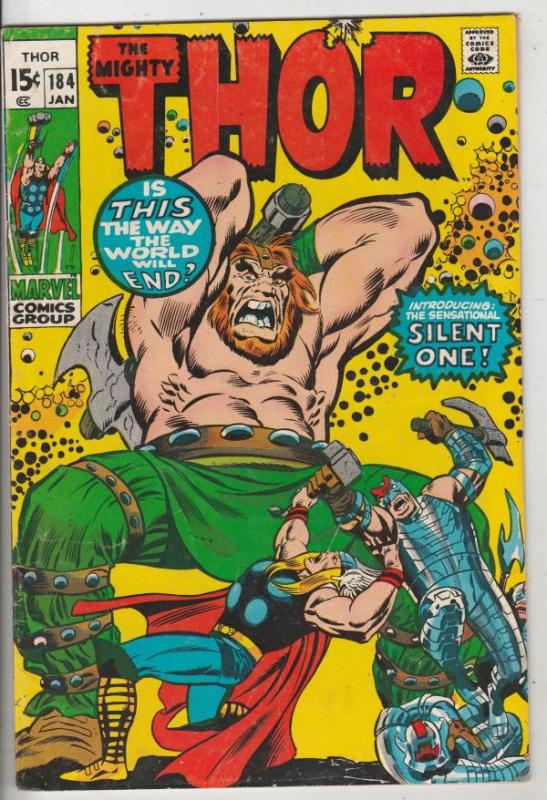 Thor, the Mighty #184 (Jan-71) FN Mid-Grade Thor