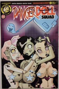 Danger Doll Squad #3D (2017) Mendoza Risque Variant (Signed by MARTIN w/COA) NM