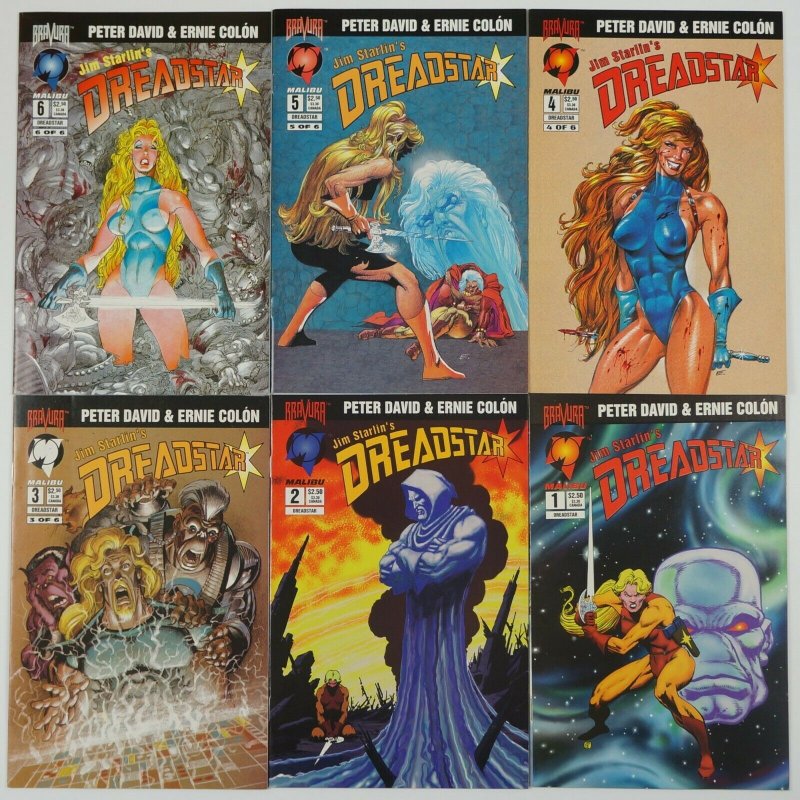 Jim Starlin's Dreadstar #1-6 VF/NM complete series - peter david - malibu set