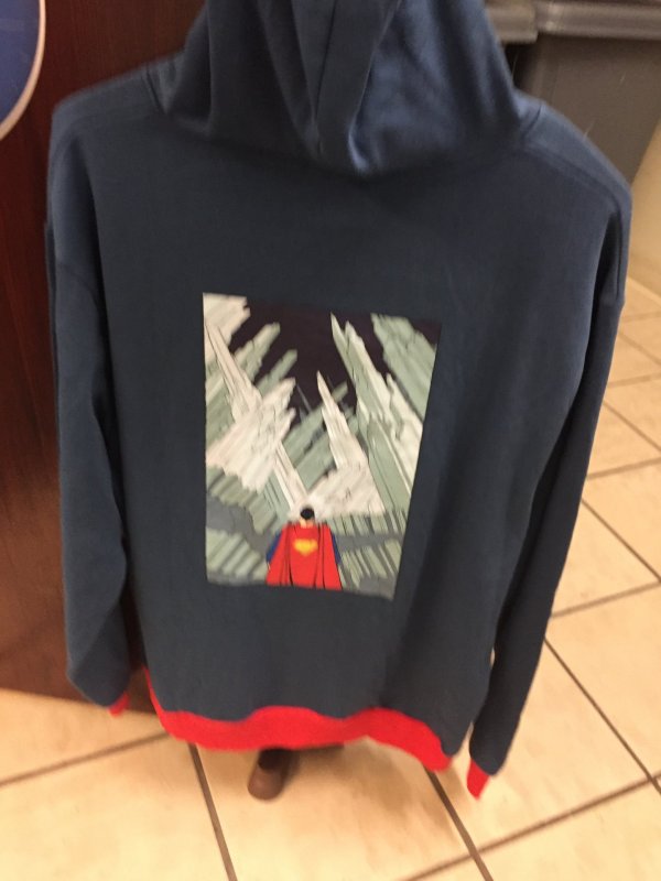 Superman Fortress of Solitude Hoodie 2XL