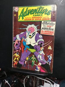 Adventure Comics #353 (1967) Mid grade fatal five cover key! FN- Wow