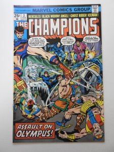 The Champions #3 (1976) Assault on Olympus! MVS Intact! VF-NM Condition!