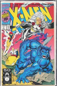 X-Men #1 Storm and Beast Cover (1991) X-Men [Key Issue]