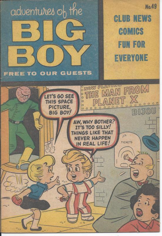 Adventures of the Big Boy #49 July. 1960 (FN)