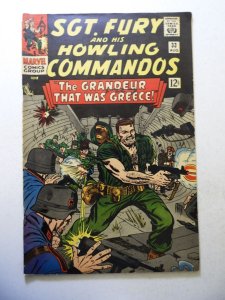 Sgt. Fury #33 (1966) VG+ Condition 1/2 spine split