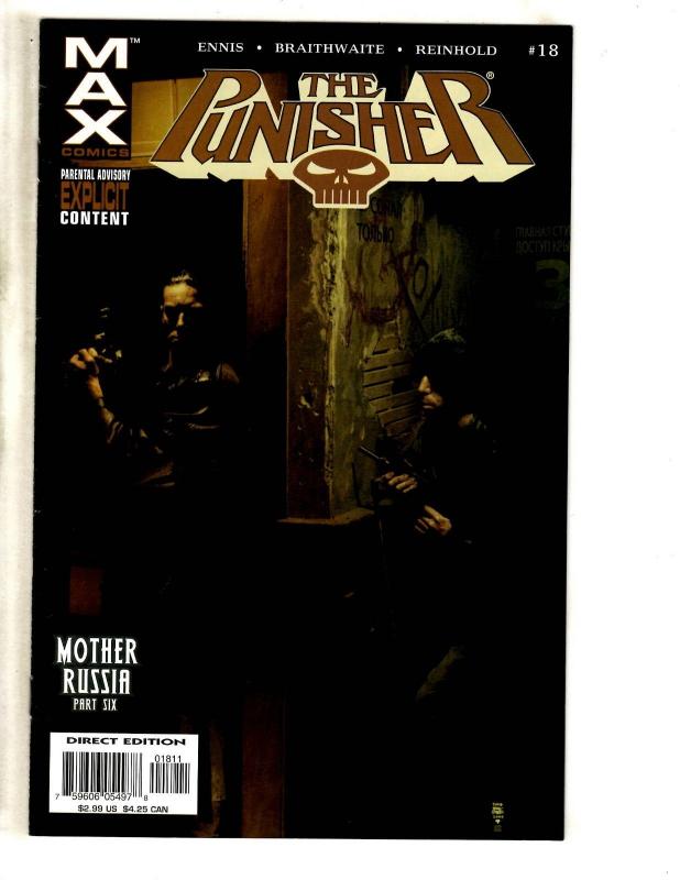 Lot Of 10 Punisher Marvel Comic Books # 15 16 17 18 19 20 21 22 23 24 CR35