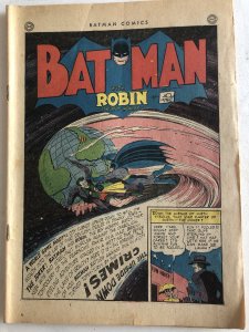 Batman 23, coverless,1940!Hollywood stars/Joker!(see pics)