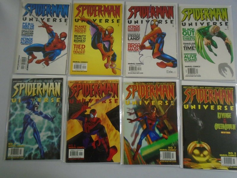 Spider-Man Universe run #1-8 avg 8.0 VF (2000)