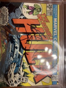 Incredible Hulk (1974) # 180 (CGC 8.5) Signed Stan Lee * Hugh Jackman * Thomas