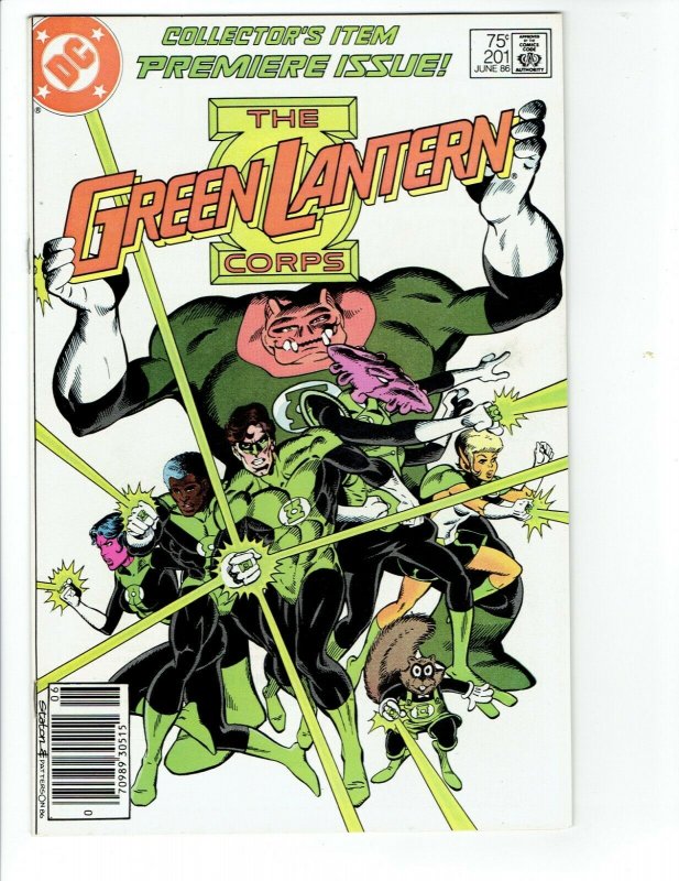 Green Lantern Corps #201 NM Newsstand - 1st appearance of Kilowog KEY