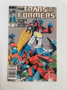 Transformers # 12 NM Marvel Comic Book Optimus Prime Megatron Bee 13 J243