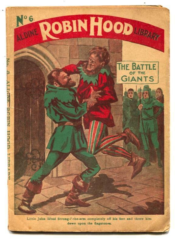 Robin Hood Library #6 Dime Novel- Battle Of The Giants