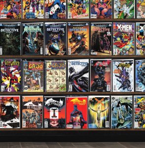 Huge Lot 140+ Comics with Detective Comics, X-Force, Doc Savage & More!