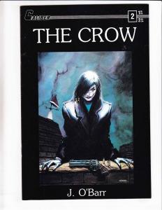 the Crow #2 VF caliber comics - 1st print - james o'barr - rare indy comic 1989