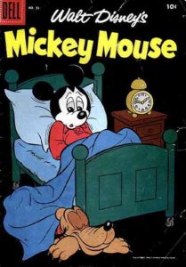 Mickey Mouse (Walt Disney's) #51 FN ; Dell | December 1956 Pluto Bed