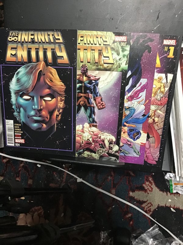 The infinity eternity #1-4  (2009) Adam warlock! VAMOS! Guardians! NM-/NM