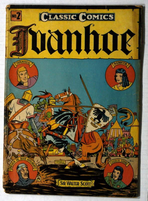 Classic Comics #2 (21) VG 4.0 (Classics Illustrated) Ivanhoe